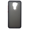 Защитный чехол для Xiaomi Redmi Note 9 силикон пластик black/red - изображение