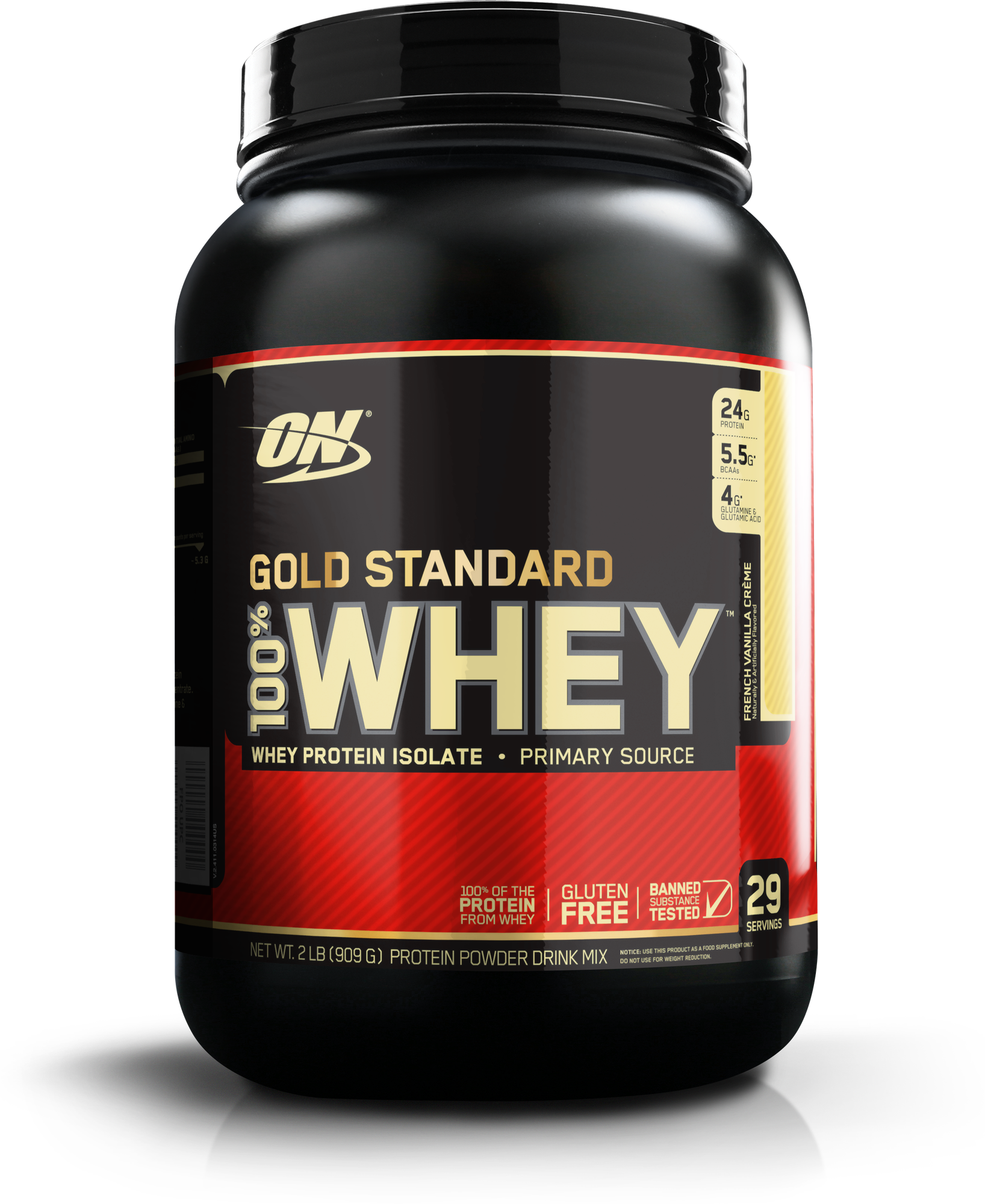 OPTIMUM NUTRITION Whey Protein Gold Standard (908 г) (French Vanilla Creme)