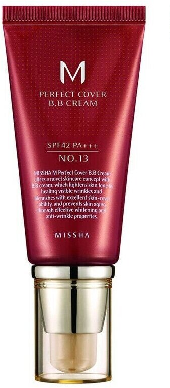 Тональный крем MISSHA MISSHA M Perfect Cover BB Cream SPF42/PA+++ (No.13/Bright Beige) 50ml
