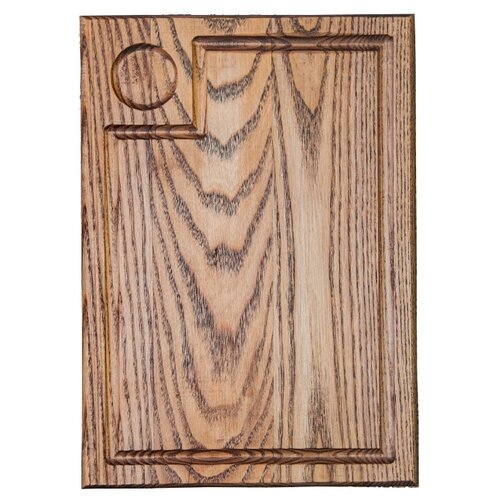 фото Двухсторонняя разделочная доска из ясеня «стиль», темный ясень, drevmade