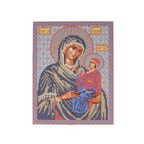 канва для вышивания с рисунком nova sloboda божия матерь казанская бис 9004 многоцветный 19 х 25 см NOVA SLOBODA Святая Анна БИС-9037, многоцветный, 25 х 19 см