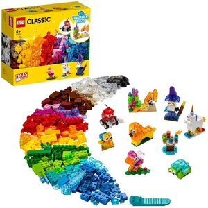 Конструктор Lego Classic Прозрачные кубики 500 дет. 11013