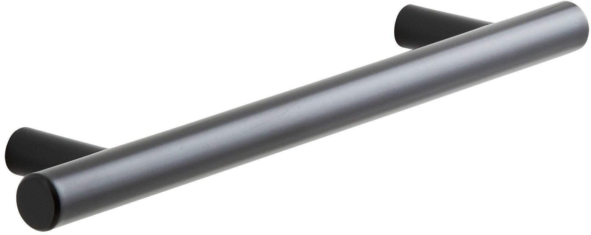 Ручка-рейлинг Sara 128 мм, цвет черный матовый