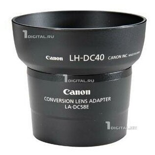 Адаптер Canon LAH-DC20 58мм для PowerShot S5/ S3/ S2 (бленда LH-DC40 и адаптер LH-DC58E) (0301B001)