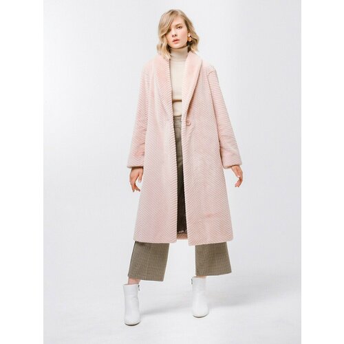 Пальто ALEF, размер 42, розовый