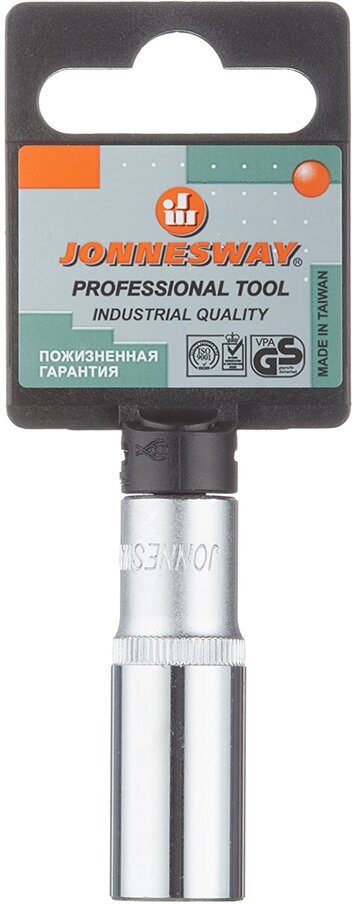 Головка торцевая глубокая 1/4 DR, 12 мм, Jonnesway S04HD2112 - фотография № 6