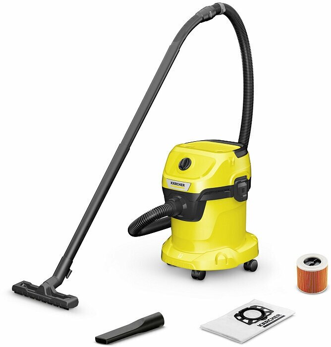 Профессиональный / хозяйственный / строительный пылесос Karcher WD 3 V-15/6/20 (1.628-122.0)