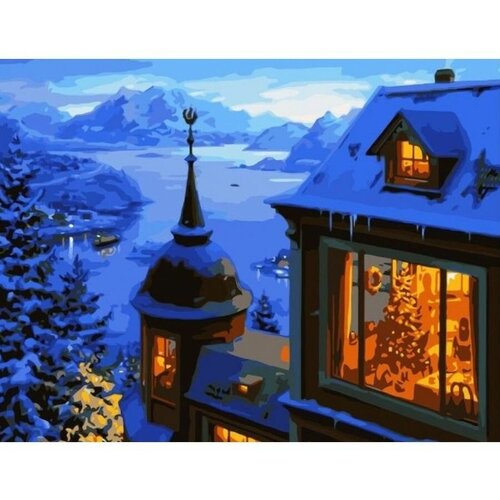 Картина по номерам Ночь перед Рождеством 40х50 см АртТойс