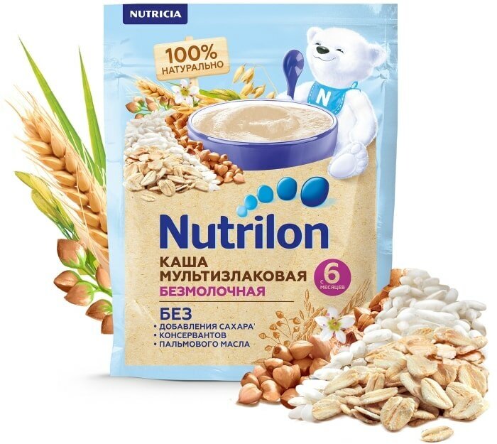 Каша Nutrilon Мультизлаковая безмолочная 180г