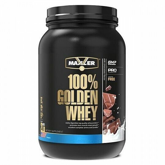 MAXLER USA Golden Whey 908 г (Milk Chocolate Flavor)