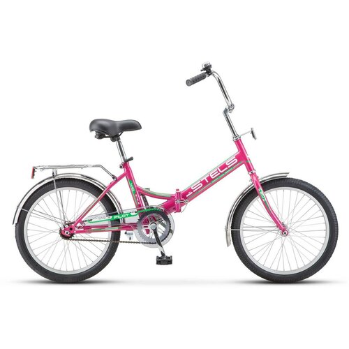 Складной велосипед Stels Pilot 410 20 Z010, год 2022, цвет Розовый, ростовка 13.5