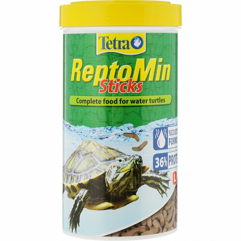 TETRA REPTOMIN STICKS корм палочки для водных черепах (500 мл) - фотография № 11