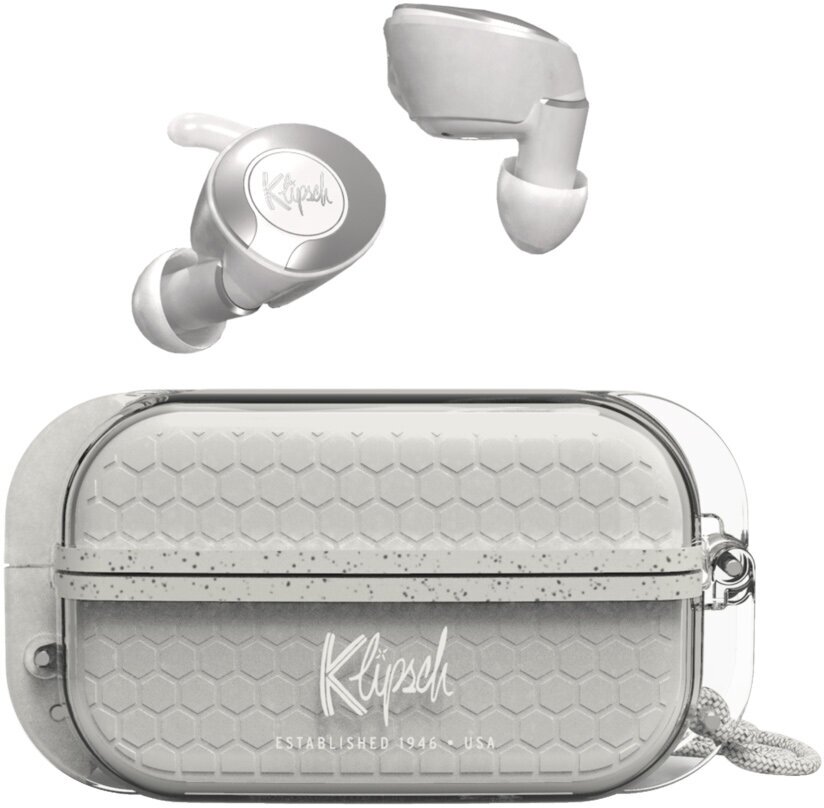 Полностью беспроводные наушники Klipsch T5 II True Wireless Sport White/Gray