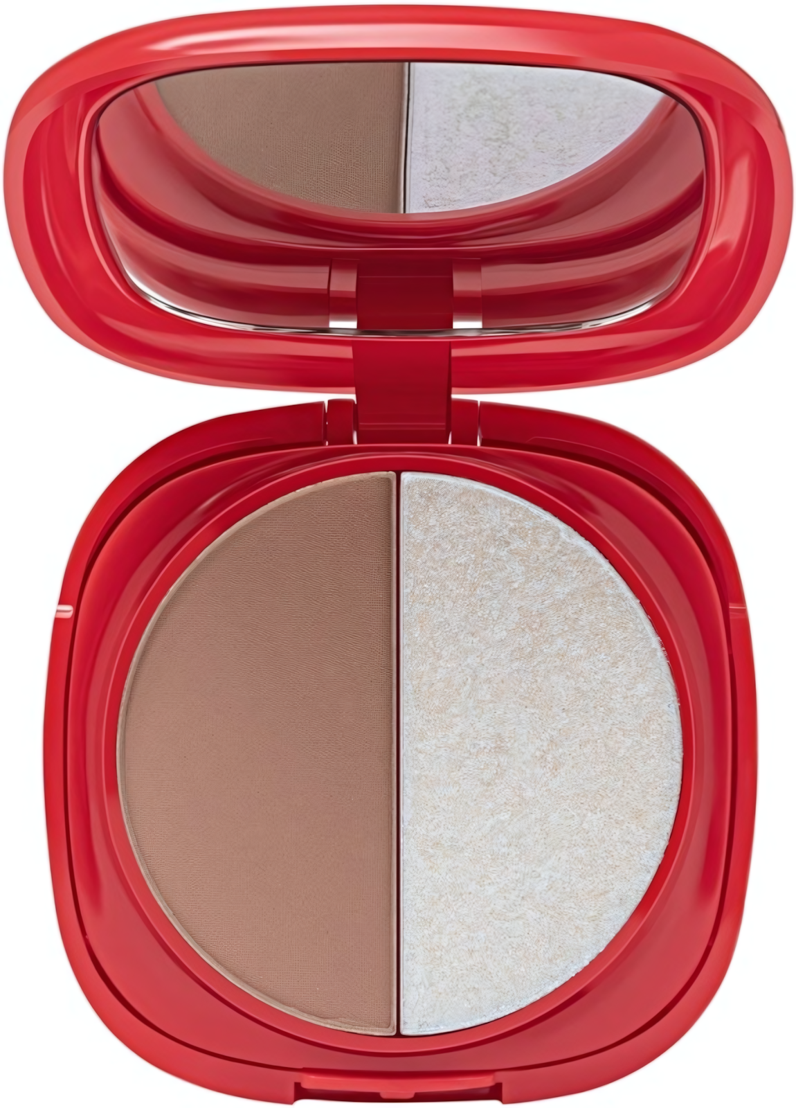 Палетка для лица Love Generation Моя крошка, шелковистая текстура, тон 01, холодный контуринг, хайлайтер с голубым отливом, 6 г