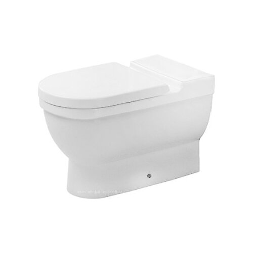 DURAVIT Starck 3 012809 с горизонтальным выпуском белый биде подвесное duravit starck 3 223115 с горизонтальным выпуском белый