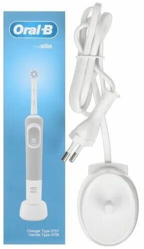 Электрическая зубная щетка, зубная щетка электрическая, Braun Oral-B Vitality Pro D103.413.3 Cross Action, фиолетовая - фотография № 3