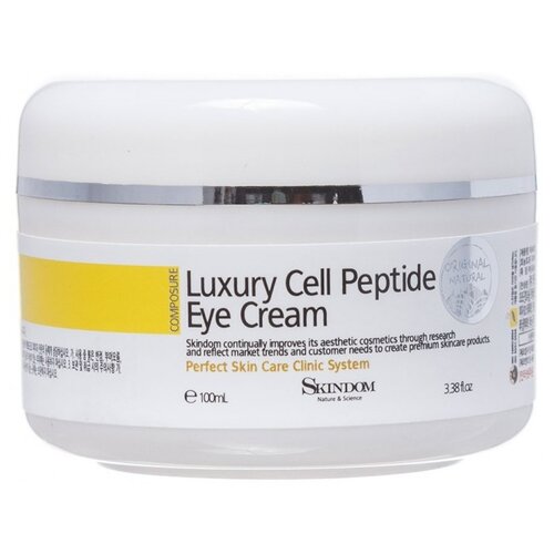 SKINDOM Крем для кожи вокруг глаз с пептидами Normal Luxury Cell Peptide Eye Cream skindom сс крем с пептидами luxury cell peptide 60 мл оттенок бежевый