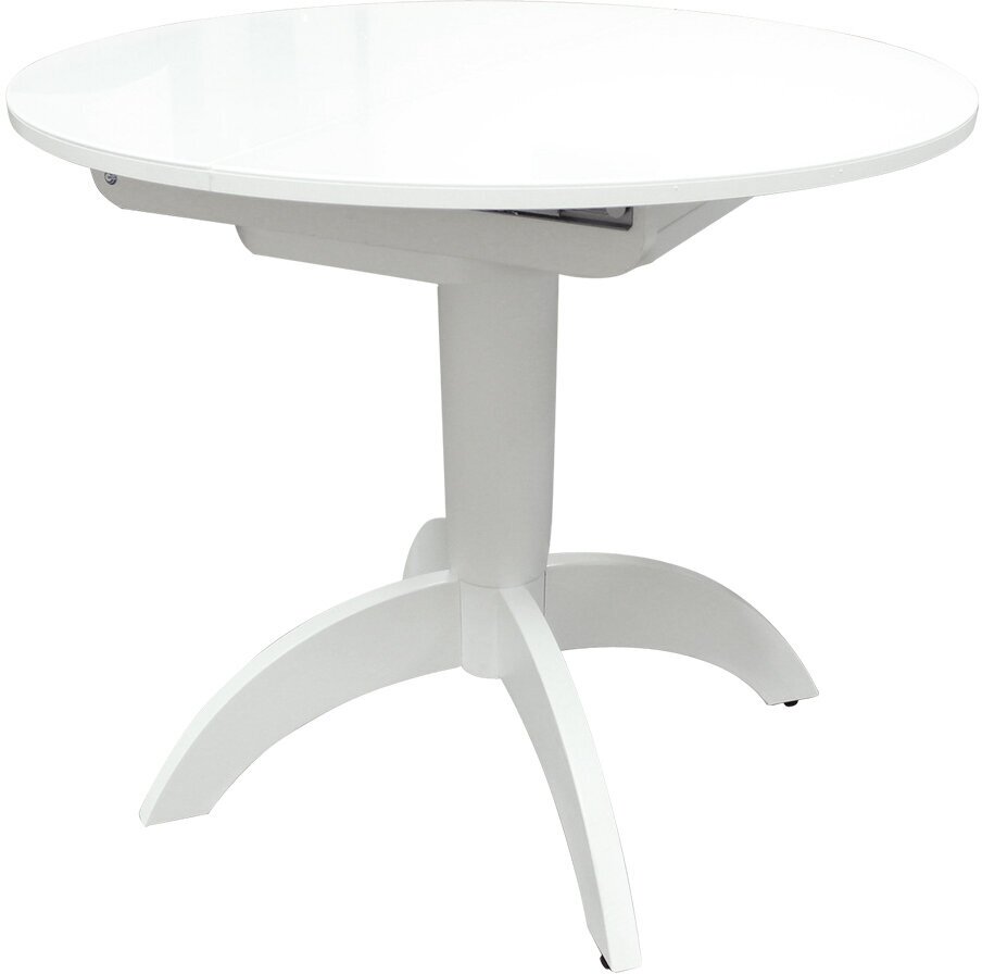 Кухонный стол раздвижной Hoff Мехико,90х76х90 см, цвет белый