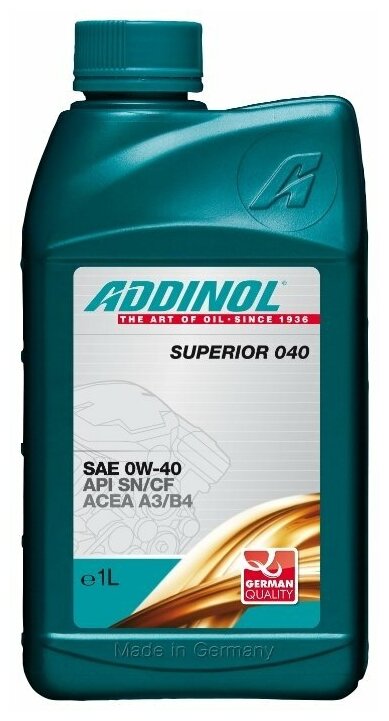 Addinol Superior 040 0W-40 1л.