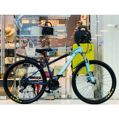 Велосипед горный Tenox 860 27.5' синий/фиолетовый
