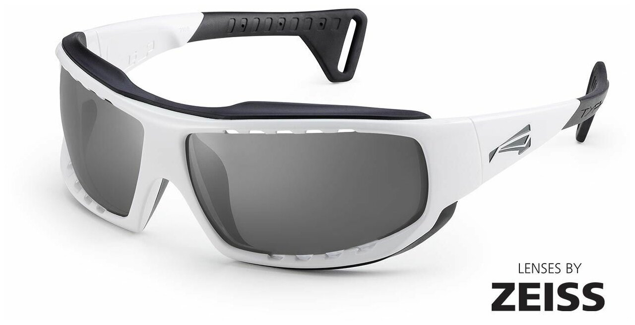 Солнцезащитные очки LiP Sunglasses  LiP Typhoon / Gloss White - Black / Zeiss / PA Polarized / Methane Smoke