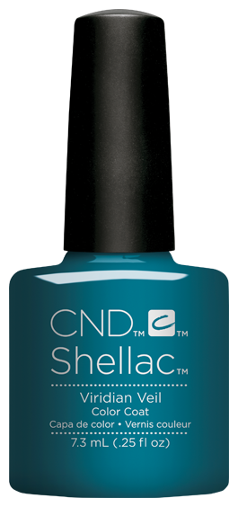 CND Гель-лак Shellac Nightspell, 7.3 мл, Viridian Veil