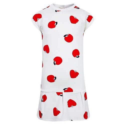 Платье Billieblush размер 110, белый/красный
