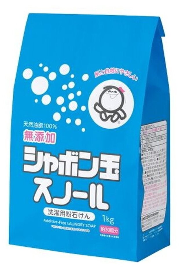 фото Натуральное порошковое мыло SHABONDAMA Сноул для стирки белья 1 кг