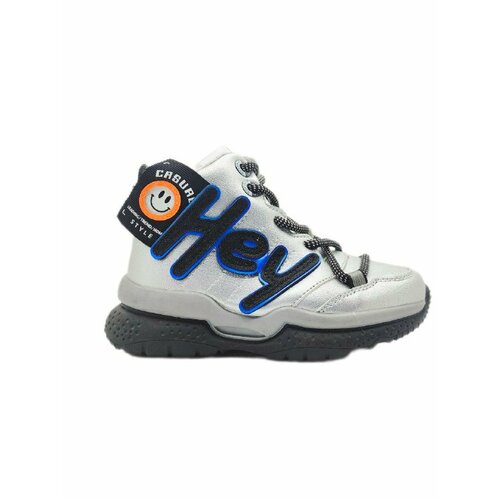 фото Ботинки, размер 28, серебряный китай