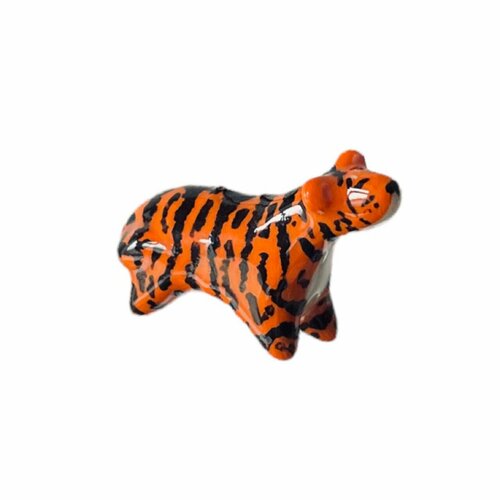 Колье, черный, оранжевый