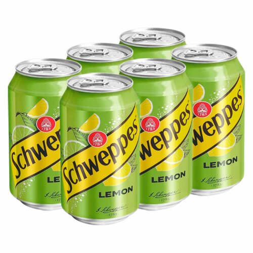 Газированный напиток Schweppes The Original Lemon со вкусом лимона (Польша), 330 мл (6 шт)