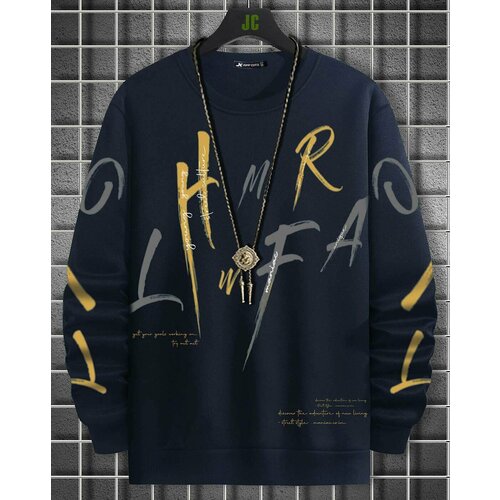 Свитшот JUMP CUTS, размер XL, синий