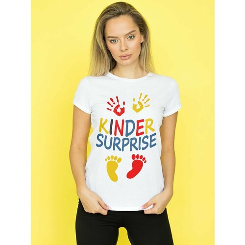 фото Футболка, размер m, белый нет бренда