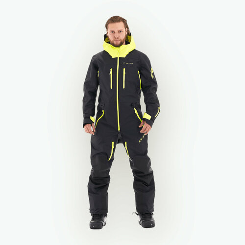 фото Комбинезон dragonfly комбинезон для активного отдыха dragonfly superlight 3l man black-yellow fluo, размер m, желтый, черный