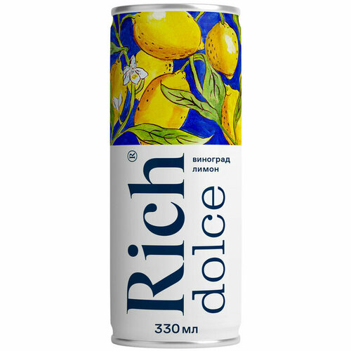 Напиток Rich Dolce виноград-лимон 0.33л
