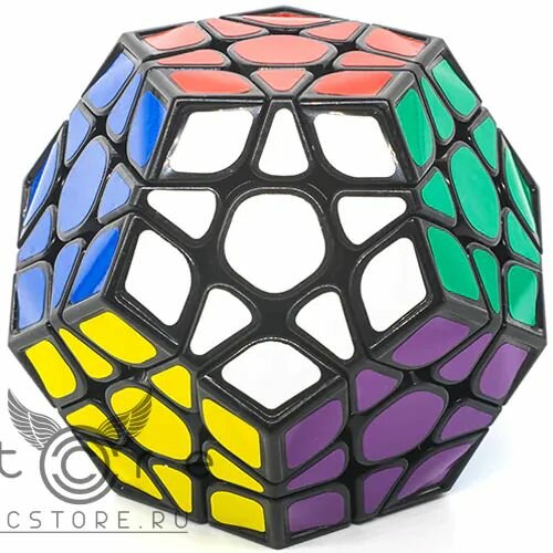 Головоломка / Shengshou Megaminx Mingzhu Черный / Развивающая игра