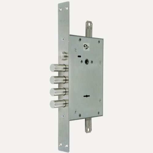 Изображение товара Замок врезной сувальдный с защёлкой Меттэм ЗВ9 343.1.1 с тягами, 5 кл.