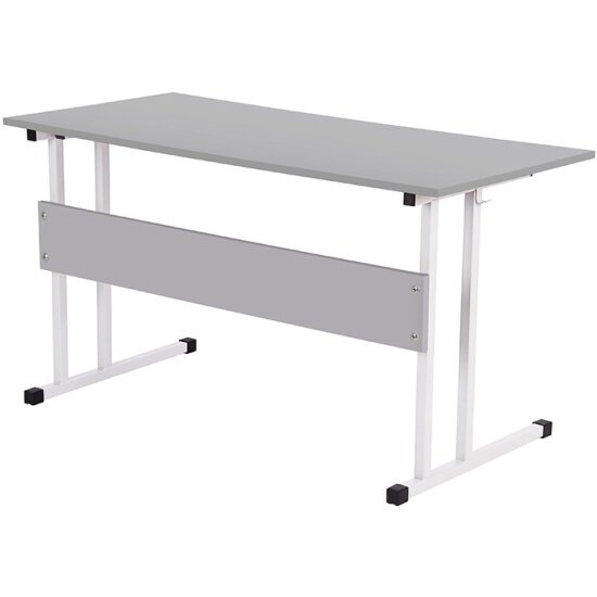 фото Парта POLINI kids City D2 Ученик 4 группы белый-серый