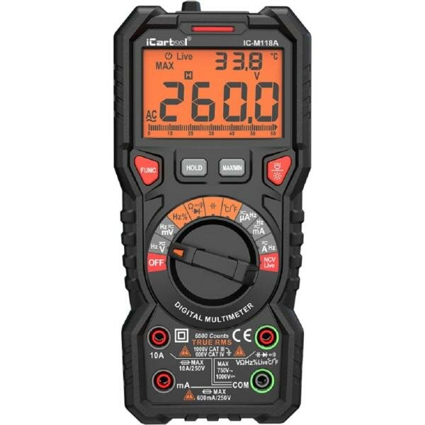 ICarTool Мультиметр цифровой IC-M118A
