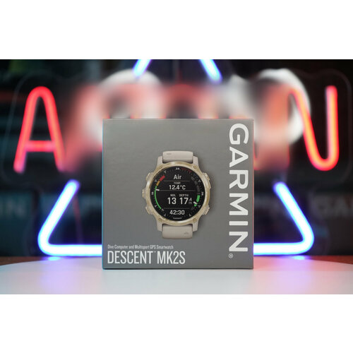 Garmin Descent Mk2S Light Gold with Light Sand Silicone Band 9195000₽