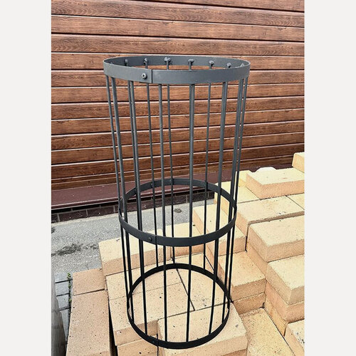 Изображение товара Сетка для камней "Пруток", сталь, цвет черный 75х33 см, 4 кг