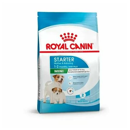 Royal Canin Mother and Babydog Mini Starter Сухой корм для беременных, кормящих собак мелких пород и для щенков до 2 месяцев, 1 кг