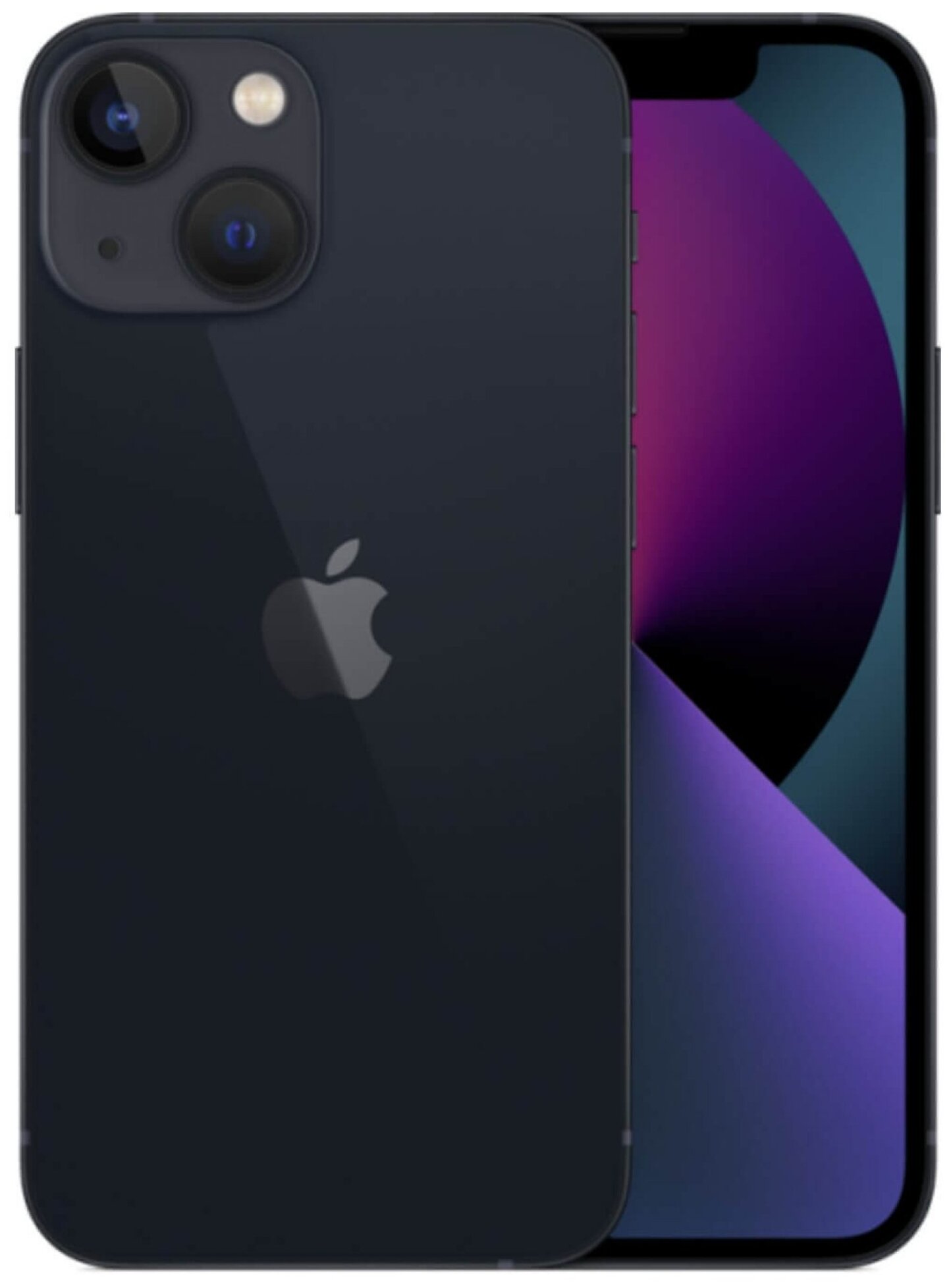 Смартфон Apple iPhone 13 mini 128 ГБ , nano SIM+eSIM, тёмная ночь — фото 1