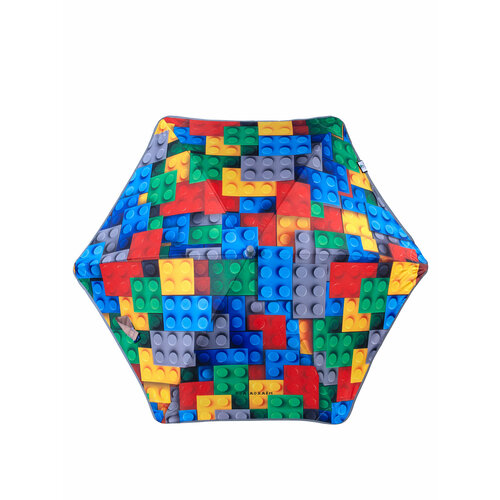 Зонт-трость Под дождем синий 1824₽