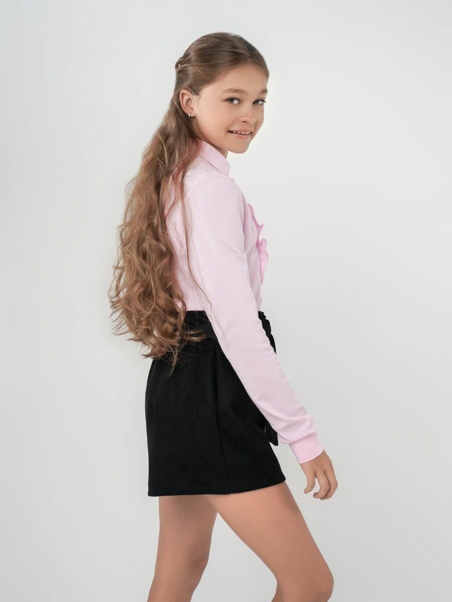 Школьная блуза Winkiki, размер 146, розовый — фото 1