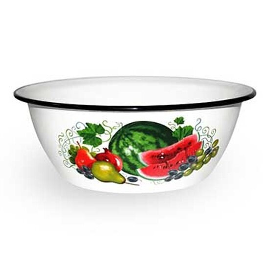 Миска Кмз 40л Восточные дары белый (40304-142/5 Вост. дары)