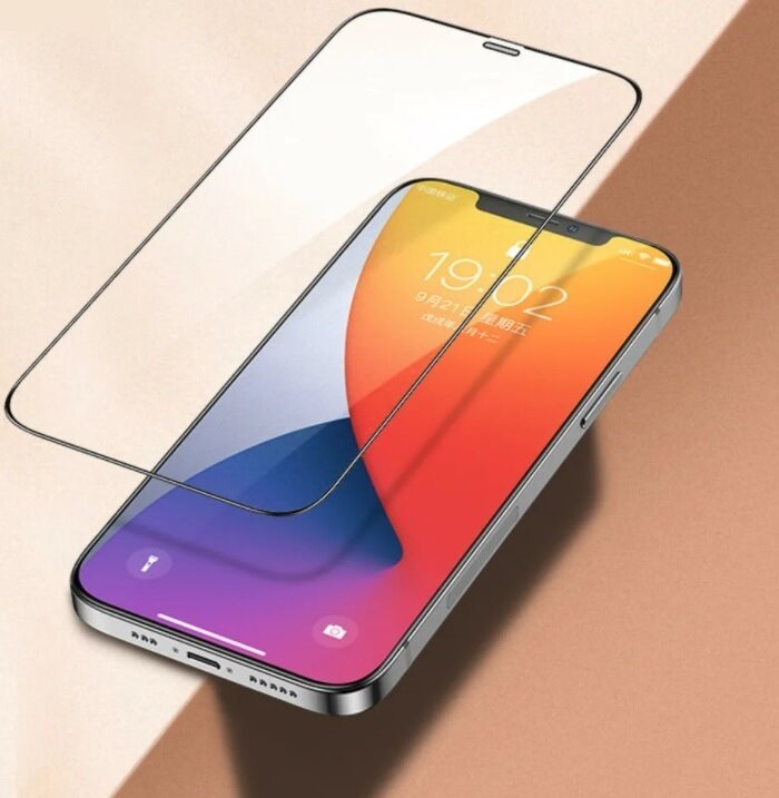 Защитное стекло 3D HOCO iPhone 12 mini черный — фото 1