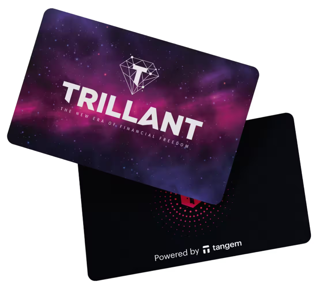 Аппаратный криптокошелек Tangem Wallet 2.0 Trillant из 3 карт от официального реселлера BIP39