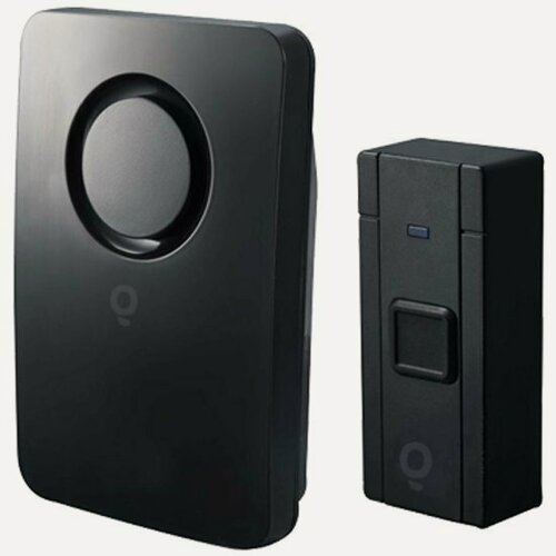 Изображение товара Звонок беспроводной Foton Lighting FOTON FL- AG-9621K/DC 3x1.5V(AA), 434MHz, 80-120m, 36 мелод, 2 уровн. гром, LEDинд, BK- цифр. звонок