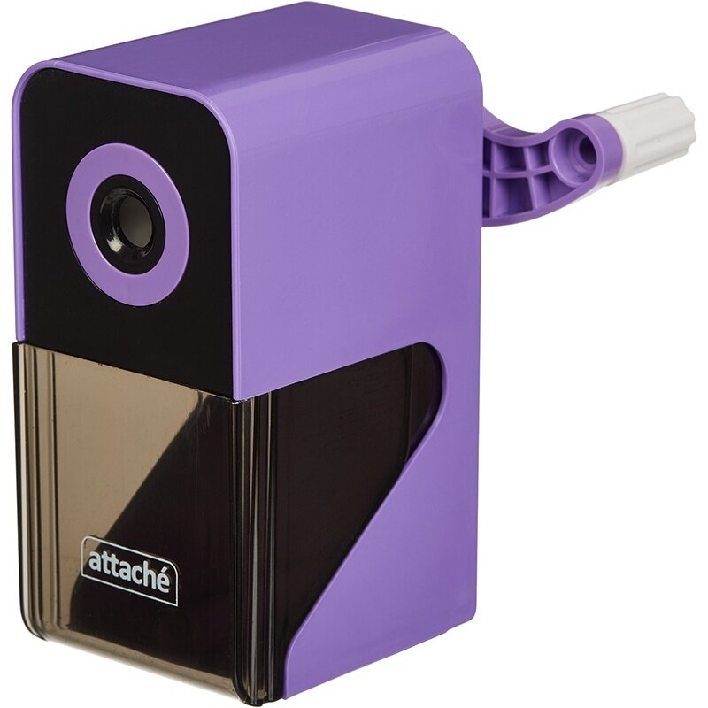 Точилка механическая Attache Bright Colours, авто-фиксация карандаша, фиолетовый